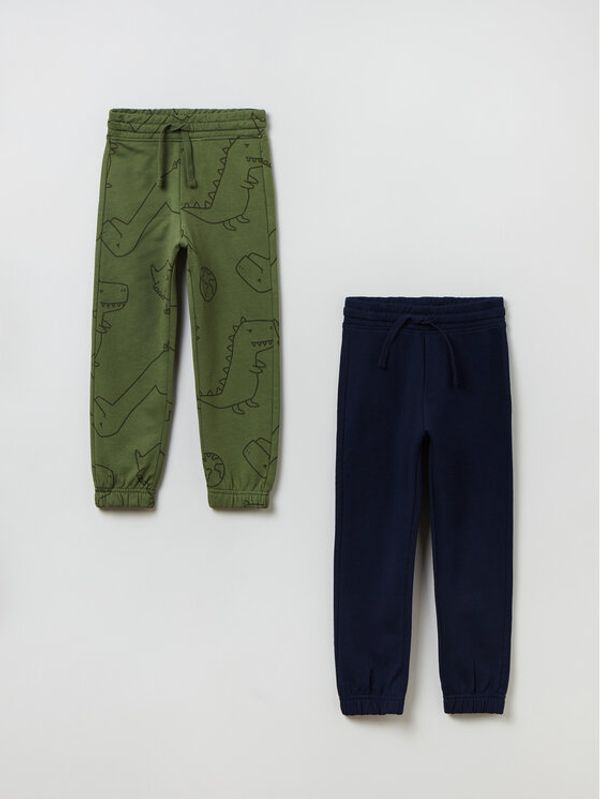 OVS OVS Долнище анцуг 1705943 Зелен Regular Fit