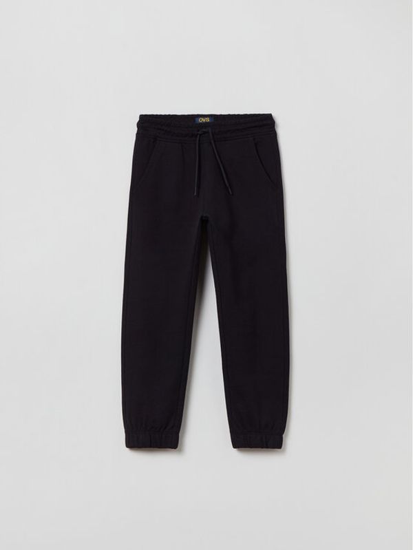 OVS OVS Долнище анцуг 1753447 Черен Regular Fit