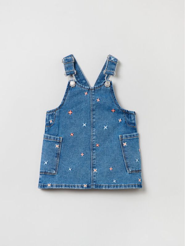 OVS OVS Дънкова рокля 1582145 Тъмносин Regular Fit