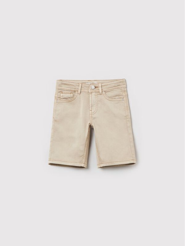 OVS OVS Дънкови шорти 1492812 Бежов Regular Fit
