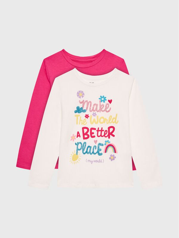 OVS OVS Комплект 2 блузи 1703618 Цветен Regular Fit