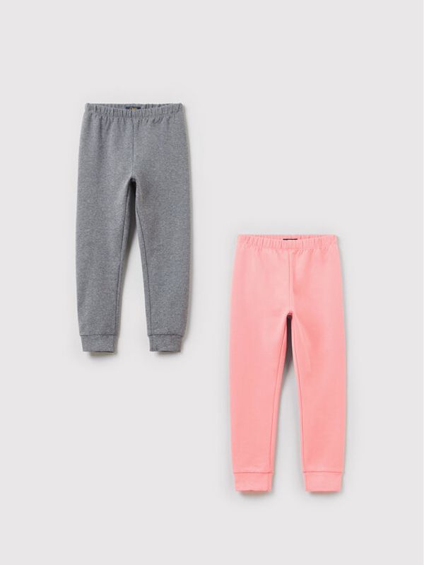 OVS OVS Комплект 2 чифта панталони 1339479 Цветен Regular Fit