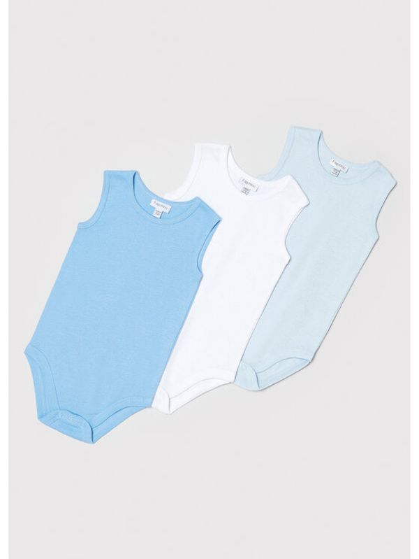 OVS OVS Комплект 3 чифта боди 1516866 Син Regular Fit