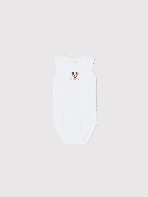 OVS OVS Комплект от 2 броя детски бодита DISNEY 1486037 Бял Regular Fit