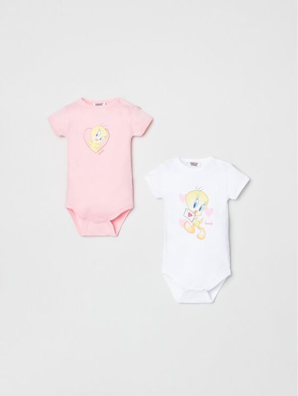 OVS OVS Комплект от 2 броя детски бодита LOONEY TUNES 1719978 Цветен Regular Fit