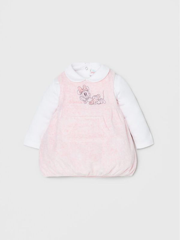 OVS OVS Комплект тениска и рокля DISNEY 1325109 Розов Regular Fit