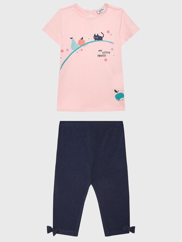 OVS OVS Комплект тишърт и клин 1766924 Розов Regular Fit