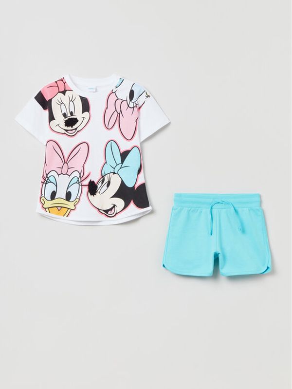 OVS OVS Комплект тишърт и панталонки 1763510 Бял Regular Fit