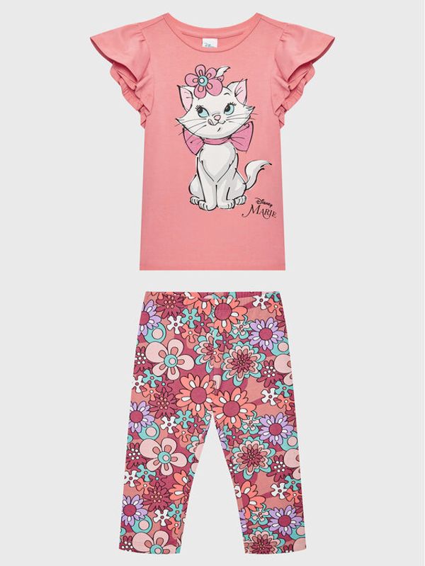 OVS OVS Комплект тишърт и панталонки 1764508 Розов Regular Fit