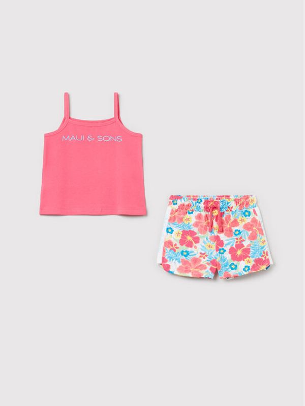 OVS OVS Комплект топ и панталонки 1516550 Розов Regular Fit