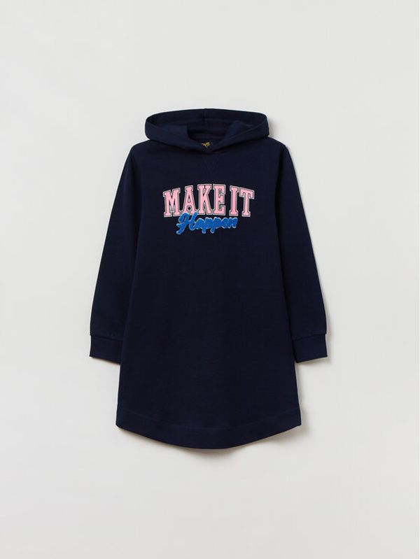 OVS OVS Плетена рокля 1616198 Тъмносин Regular Fit