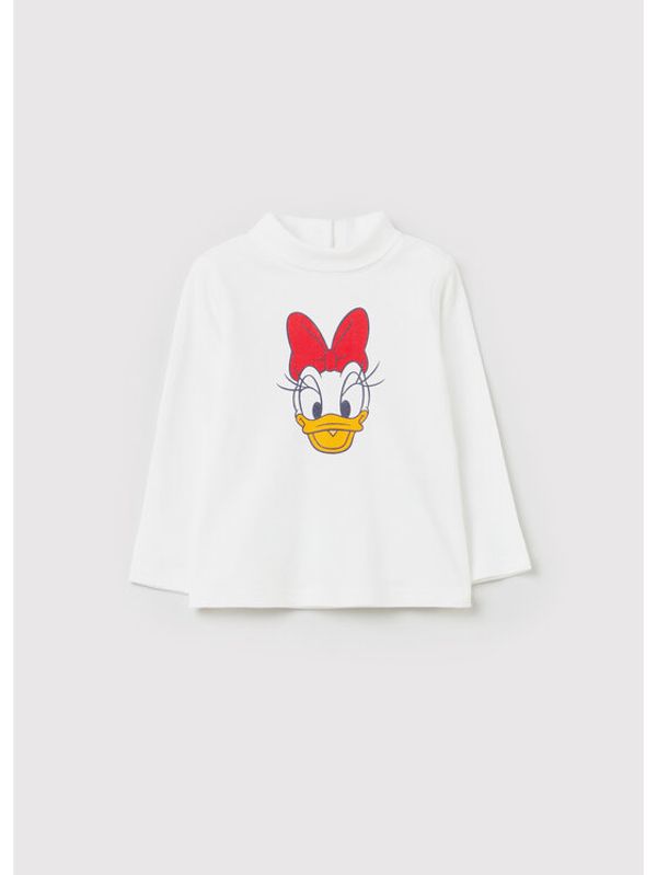 OVS OVS Поло DISNEY 1349136 Бял Regular Fit