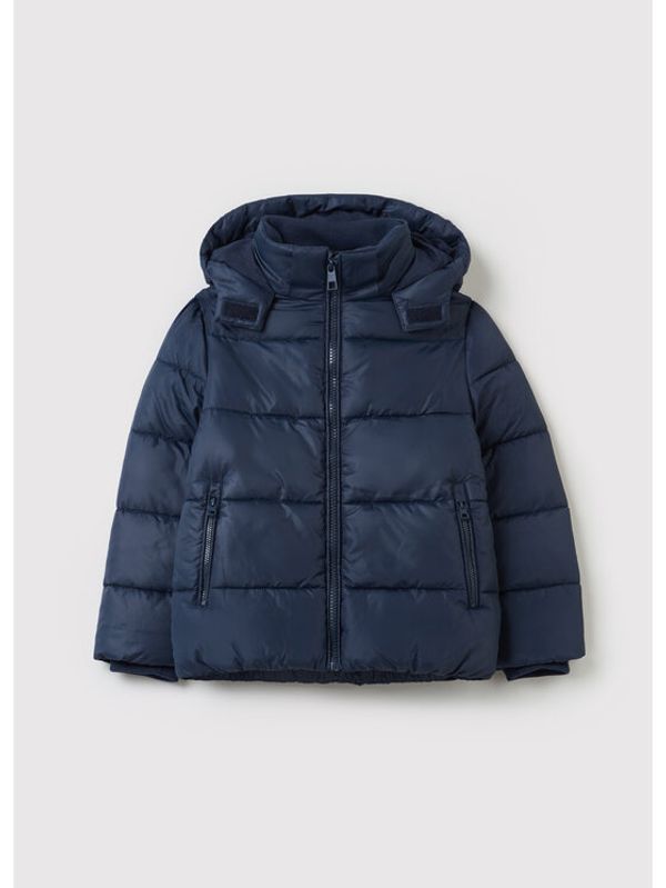 OVS OVS Пухено яке 1323686 Тъмносин Regular Fit