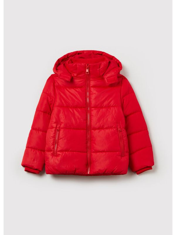 OVS OVS Пухено яке 1323700 Червен Regular Fit