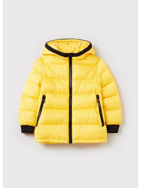 OVS OVS Пухено яке 1329388 Жълт Regular Fit