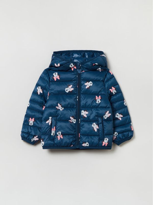OVS OVS Пухено яке MINNIE 1590447 Тъмносин Regular Fit