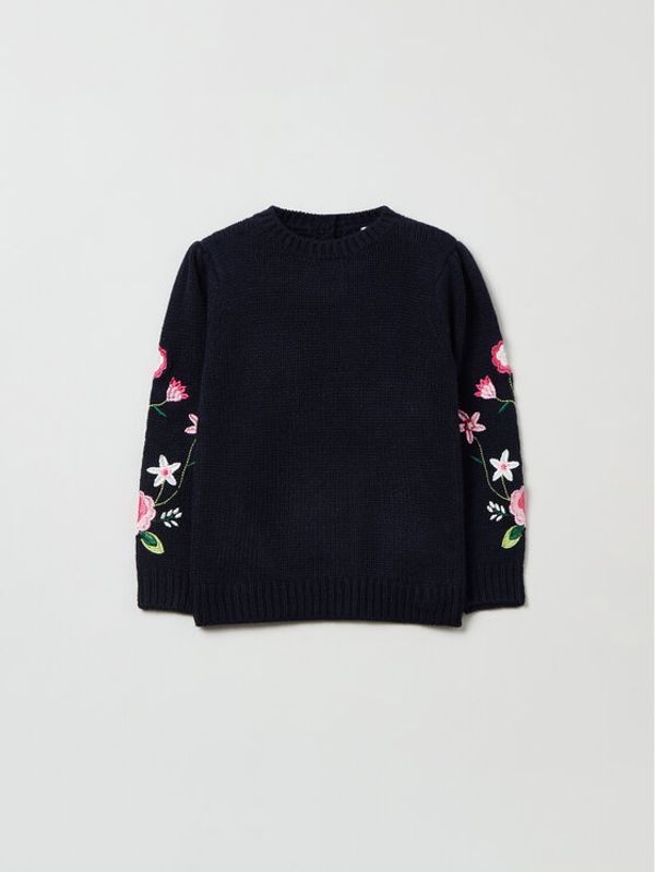 OVS OVS Пуловер 1630752 Тъмносин Regular Fit