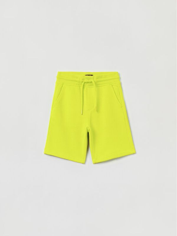OVS OVS Шорти от плат 1762827 Жълт Regular Fit