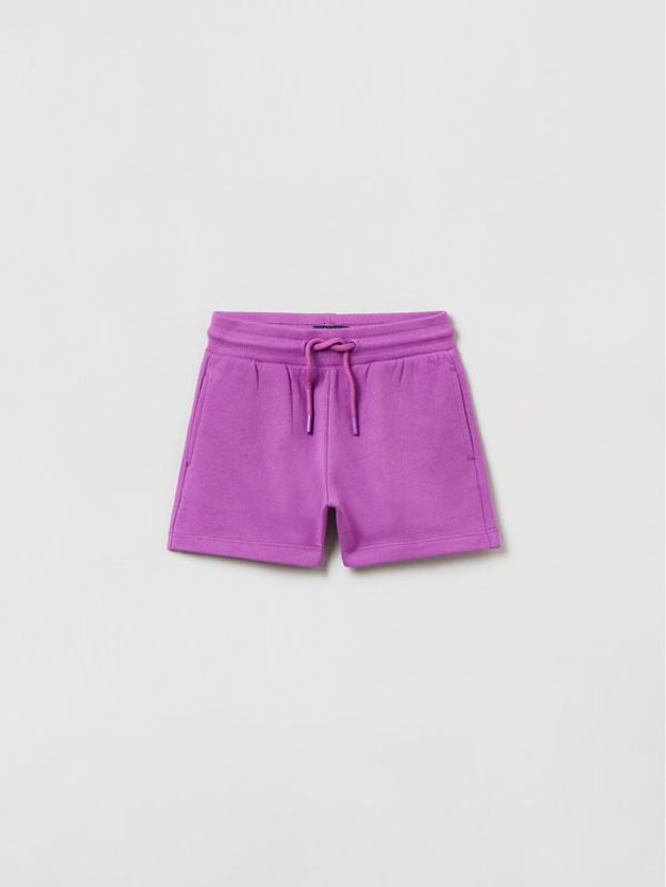 OVS OVS Шорти от плат 1764251 Виолетов Regular Fit
