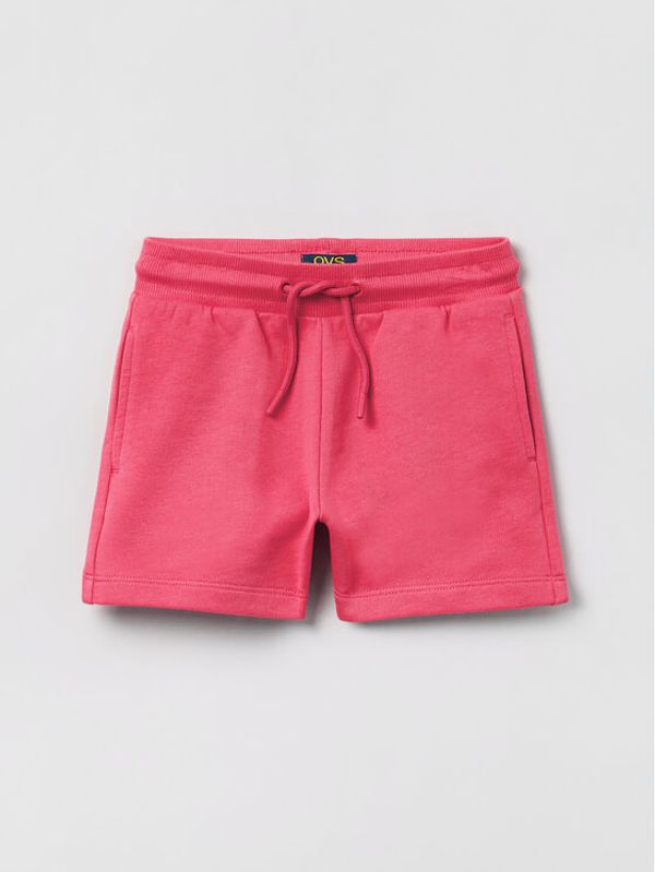 OVS OVS Шорти от плат 1764258 Розов Regular Fit