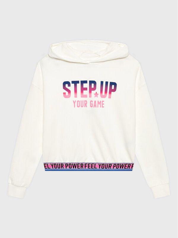 OVS OVS Суитшърт 1755697 Бял Regular Fit