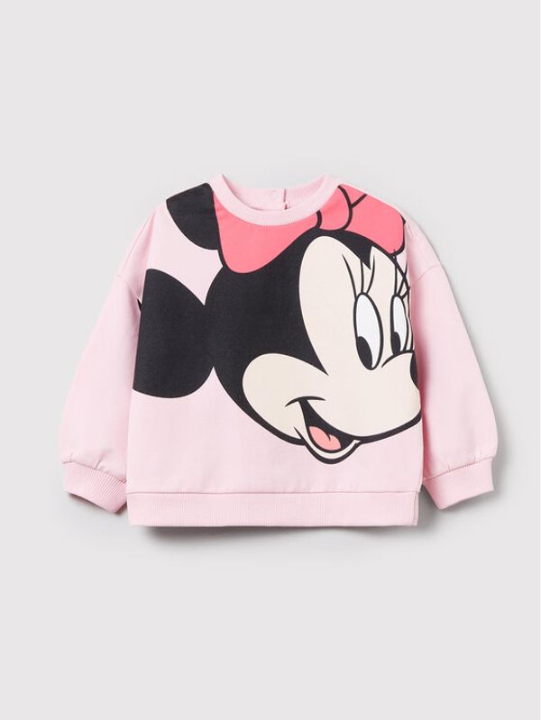 OVS OVS Суитшърт DISNEY 1487692 Розов Relaxed Fit