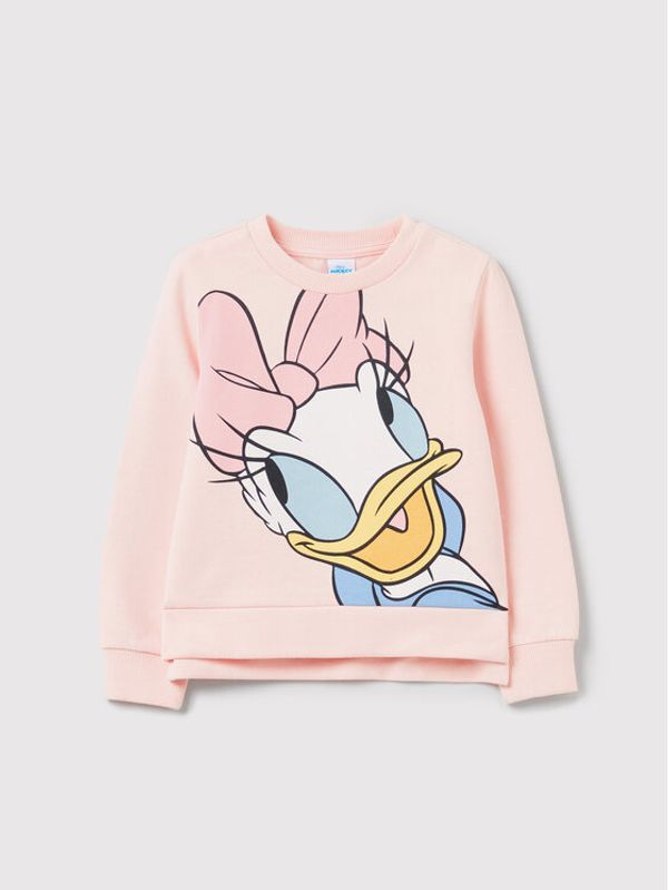 OVS OVS Суитшърт MICKEY & FRIENDS 1349552 Розов Regular Fit