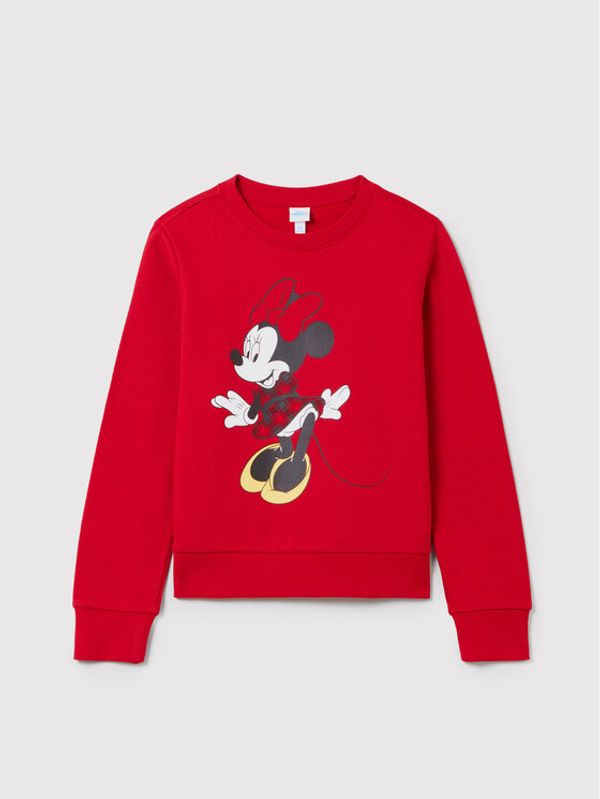 OVS OVS Суитшърт MICKEY & FRIENDS 1369066 Червен Regular Fit