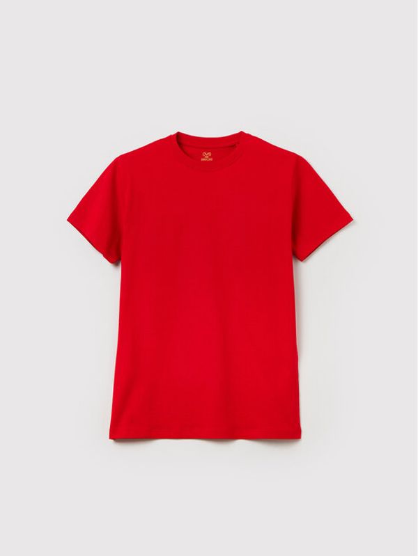 OVS OVS Тишърт 1398985 Червен Regular Fit