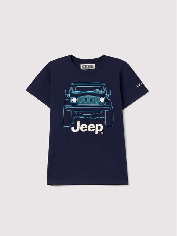 OVS OVS Тишърт 1442644 Тъмносин Regular Fit