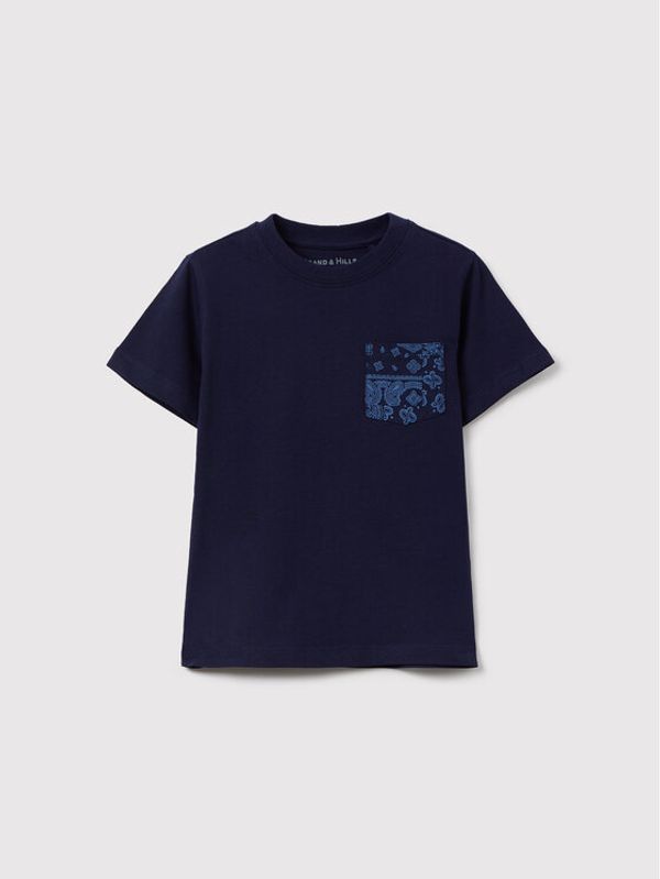 OVS OVS Тишърт 1473444 Тъмносин Regular Fit