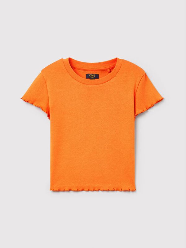 OVS OVS Тишърт 1477262 Оранжев Regular Fit
