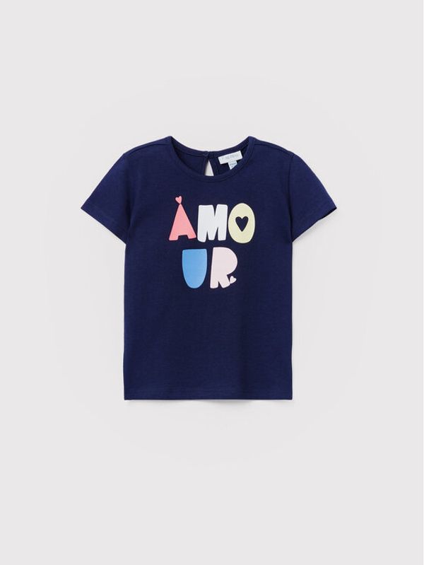 OVS OVS Тишърт 1497079 Тъмносин Regular Fit