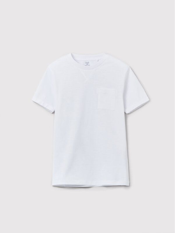 OVS OVS Тишърт 1500424 Бял Regular Fit