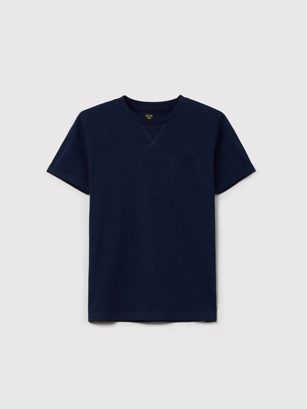 OVS OVS Тишърт 1500429 Тъмносин Regular Fit