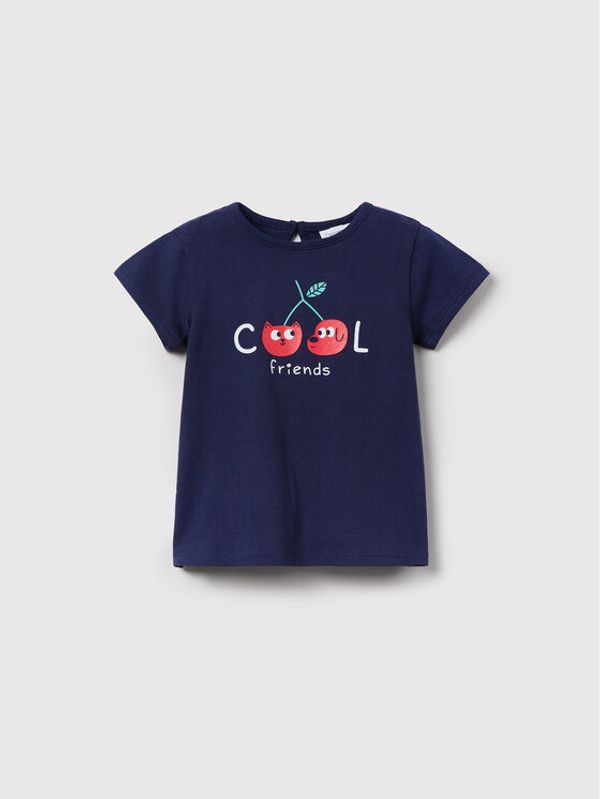 OVS OVS Тишърт 1516345 Тъмносин Regular Fit