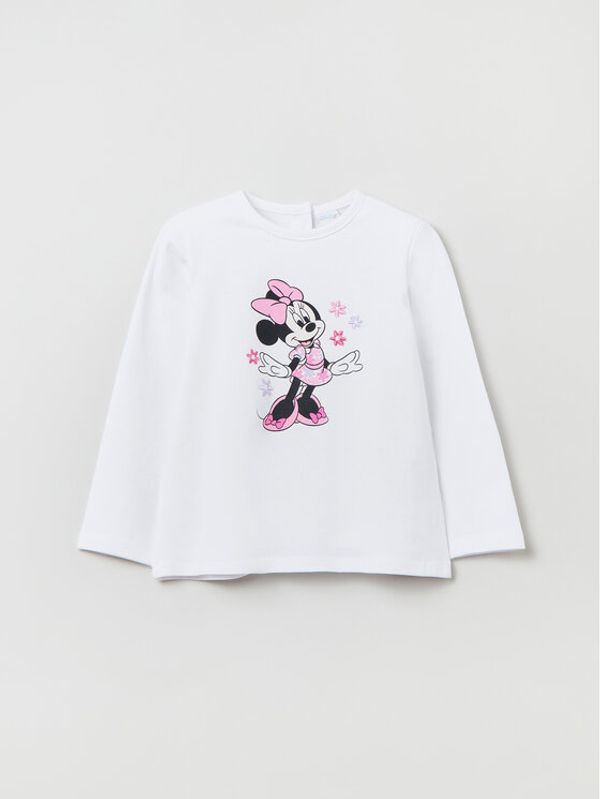 OVS OVS Тишърт 1709313 Бял Regular Fit