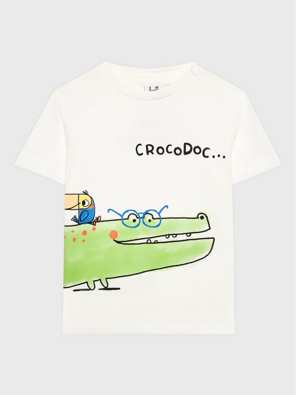 OVS OVS Тишърт 1757331 Бял Regular Fit