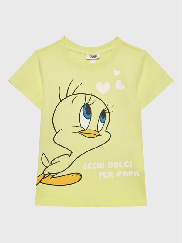 OVS OVS Тишърт 1764571 Жълт Regular Fit