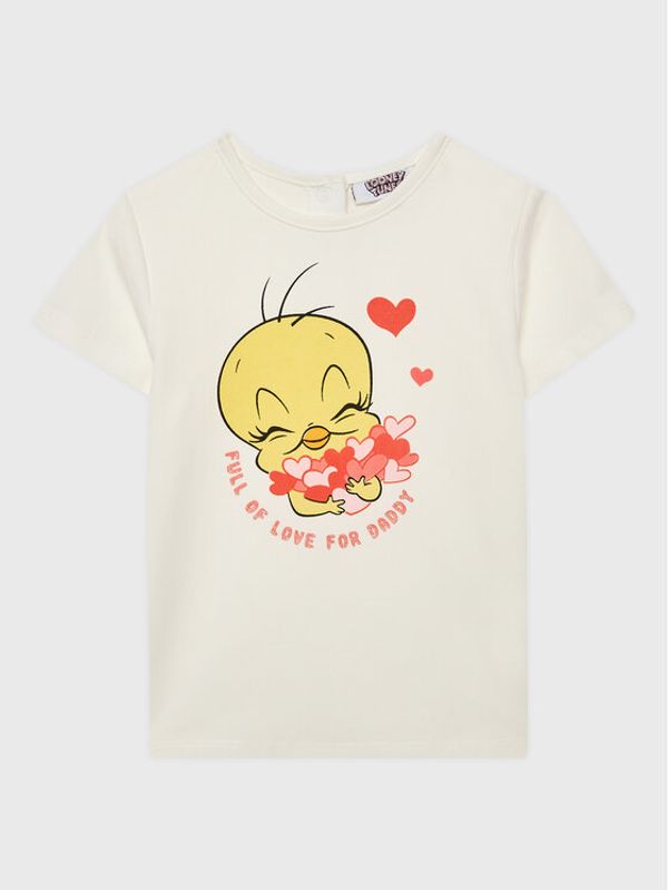 OVS OVS Тишърт 1766986 Бял Regular Fit