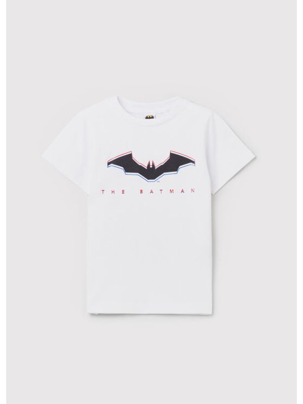 OVS OVS Тишърт BATMAN 1437951 Бял Regular Fit