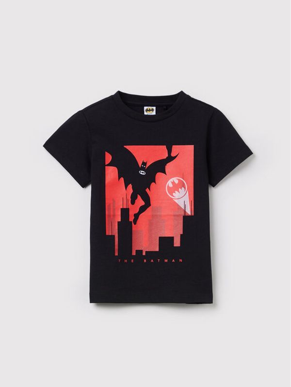 OVS OVS Тишърт BATMAN 1437979 Черен Regular Fit