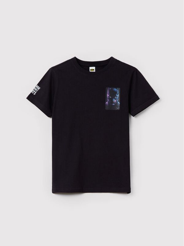 OVS OVS Тишърт BATMAN 1442243 Черен Regular Fit
