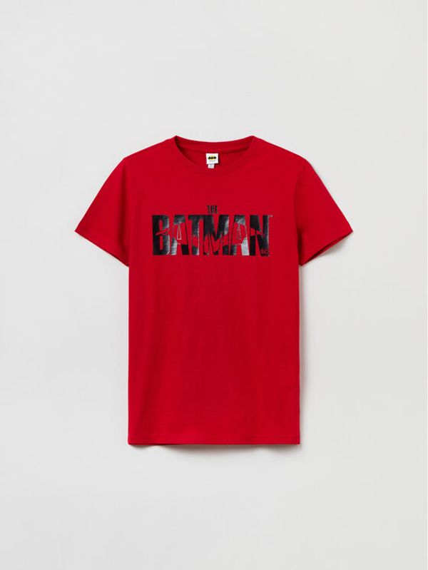 OVS OVS Тишърт BATMAN 1617041 Червен Regular Fit