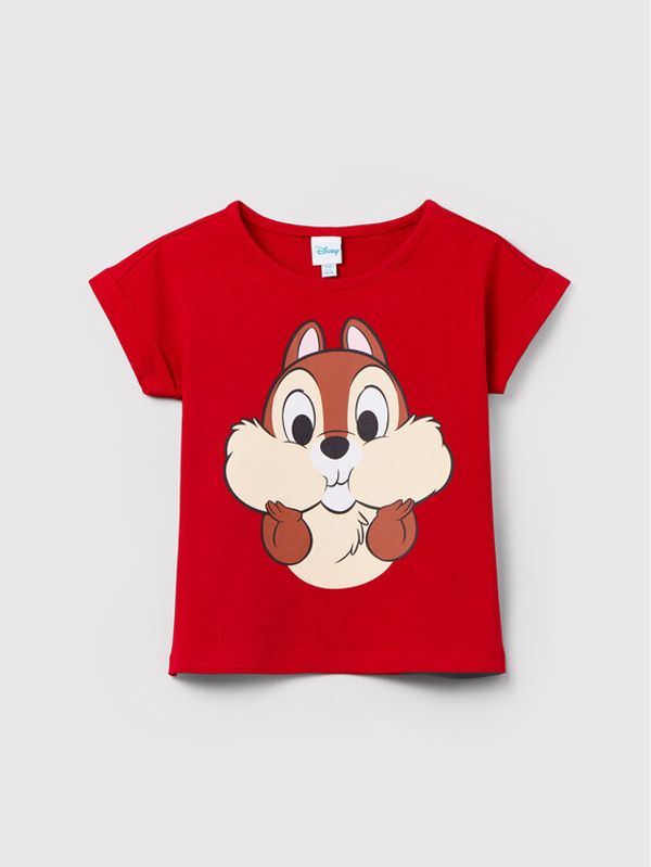 OVS OVS Тишърт DISNEY 1490912 Червен Regular Fit