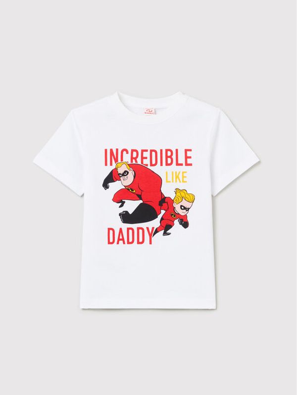 OVS OVS Тишърт INCREDIBLES 2 1449286 Бял Regular Fit