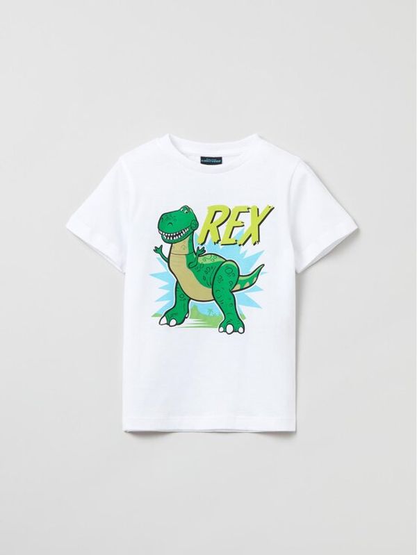 OVS OVS Тишърт LIGHTYEAR 1737878 Бял Regular Fit