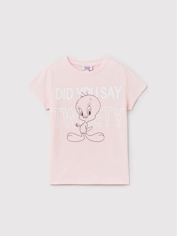 OVS OVS Тишърт LOONEY TUNES 1439111 Розов Regular Fit
