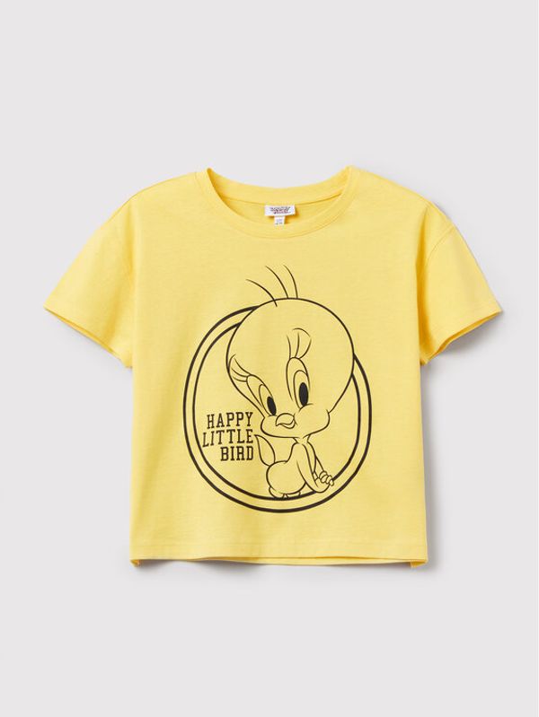 OVS OVS Тишърт LOONEY TUNES 1440325 Жълт Regular Fit