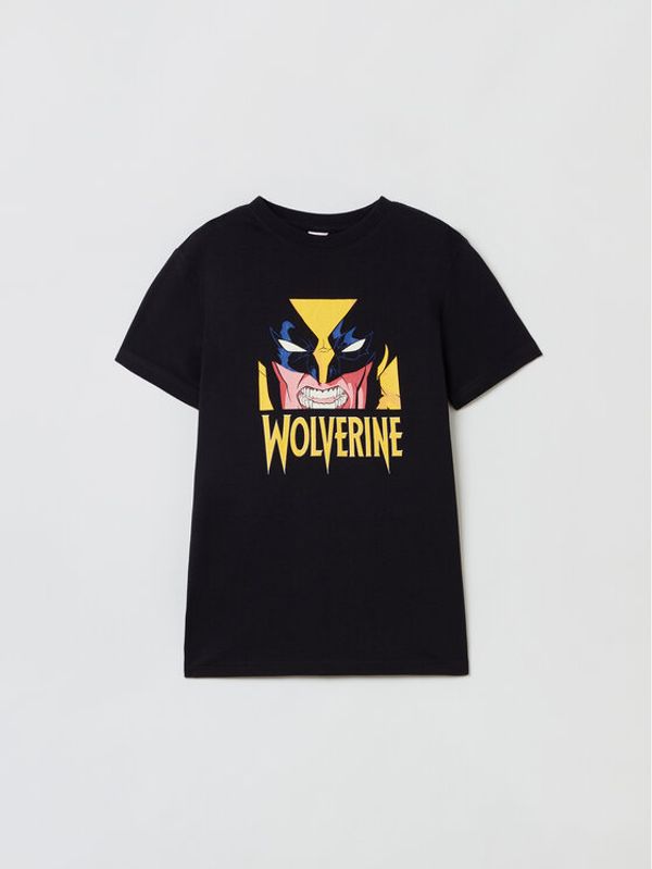 OVS OVS Тишърт MARVEL 1616991 Черен Regular Fit